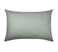 STOF - Funda - Tamaño: 50 x 70 cm - 100% algodón orgánico - Calidad - Certificado Oeko-Tex - Color Caqui - Modelo Horizonte - Ropa de Cama para casa - Suave y cómoda