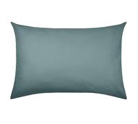 STOF - Funda - Tamaño: 50 x 70 cm - 100% algodón orgánico - Calidad - Certificado Oeko-Tex - Color eucalipto - Modelo Horizonte - Ropa de Cama para casa - Suave y cómoda