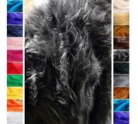 Stoffbook Peluche DE Pelo DE Piel SINTÉTICA, Gris Topo B709