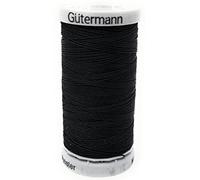 Stoffe Hemmers Hilo de coser de poliéster extra fuerte [100 m] resistente a los rayos UV, negro