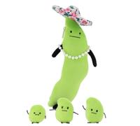 Stofftier Lustiges Plüschtier - 31cm Anime | PP-Baumwolle Weich, Interaktives Spielzeug Für Kinder Und Erwachsene, Süße Gemütliche Anime Dekoration Für Sammlung Bunt