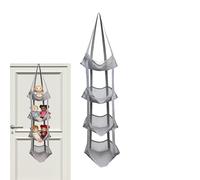 StofftierAufbewahrungsnetz | 4stöckiger NetzSnackhalter,KuscheltierHalter für Präsentation, Dekoration, zur Aufbewahrung von Decken und Socken, für Schlafzimmer, Kinderzimmer, Spielzimmer und