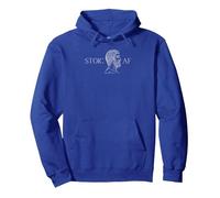 Stoic AF - Regalo Divertido para estoicos - Cara de estoicismo 2 Sudadera con Capucha, Unisex para Adultos, Azul Real, XL
