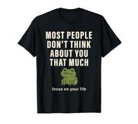 Stoic Frog Motivational Quote Minimalist Mindset Art Camiseta