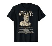 Stoic Motivational Mindset Quote Classical Philosophy Art Camiseta
