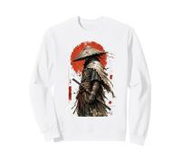 Stoic Ronin Samurai Sol Rojo Guerrero Japonés Retrato Arte Sudadera