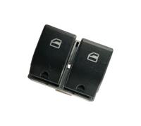 STOIFFFHH Compatible con VW para Polo 2001-2010 6Q0959858A 6Q0-959-858A Botón de Interruptor Doble de Ventana eléctrica Control Maestro Elevalunas automóvil
