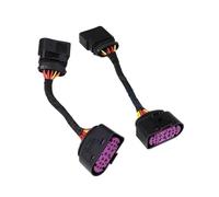 STOIFFFHH Conector Coche 1J0973737 1J0973835 Compatible con VW para Golf MK6 Adaptador De Enchufe para Arnés De Cableado De Faros De Xenón De 10 A 14 Pines