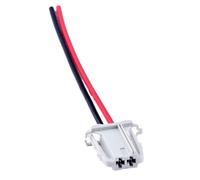 STOIFFFHH Conector Coche Compatible con C&itroen para C4 para Picasso Conector De 2 Pines para El Módulo De Control De Velocidad De La Calefacción Y El Aire Acondicionado(White 15cm Wires)
