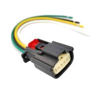 STOIFFFHH Conector Coche Compatible con O&Pel Pour Vauxhall Pour Astra K Mk7 2015-2021 Conector De Luz Trasera De 4 Pines Conector Flexible Cableado Precableado 19371211