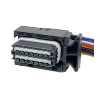 STOIFFFHH Conector Coche Conector de la ECU de Control del arnés de cableado del Enchufe de la Placa de Soldadura de la computadora del Motor de 28 Pines Hembra 1393436-1 1393454-1 V23542C1028B102