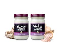 Stokes Mayonesa De Ajo Reales (345g) (Paquete de 2)