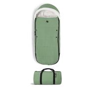 Stokke Babyzen Yoyo Footmuff Peppermint - Sherpa Loning & Fleece Hood con cordero para mantener el beb caliente - Incluye la bolsa de transporte - l