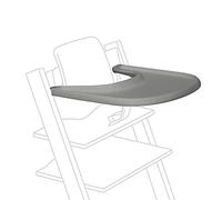 Stokke Bandeja, Gris Tormenta - Compatible con el Tripp Trapp Baby Set - Fácil de usar y limpiar - Hecha con plástico sin BPA - Para niños de 6-36 meses