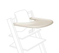 Stokke Bandeja, Vanilla White - Compatible con el Tripp Trapp Baby Set - Fácil de usar y limpiar - Hecha con plástico sin BPA - Para niños de 6-36 meses