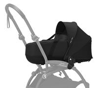 Stokke Capazo para Recién Nacido YOYO, Negro - para bebés de hasta 6 Meses o 9 kg - Incluye capazo semirrígido, colchón Doble y cubrepiés - Requiere el chasis de YOYO (se Vende por Separado)
