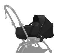 Stokke Capazo para Recién Nacido YOYO, Negro - para bebés de hasta 6 Meses o 9 kg - Incluye capazo semirrígido, colchón Doble y cubrepiés - Requiere el chasis de YOYO (se Vende por Separado)