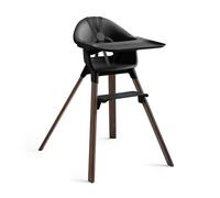 Stokke Clikk - Silla alta, color negro y marrón cálido