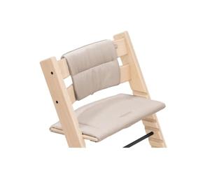 Stokke Cojín Antideslizante Tripp Trapp® - Beige | Cojín acolchado para trona, compatible con Tripp Trapp®, cómodo, fácil de instalar y lavar.