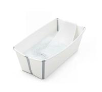 Stokke Flexi Bath - Bañera ligera y plegable para bebés y niños, color azul transparente