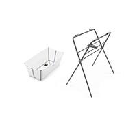 Stokke Flexi Bath Bañera portátil y soporte - Blanco-Gris
