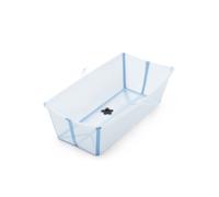 Stokke Flexi Bath X-Large, Ocean Blue - Bañera plegable para bebé - Ligera, duradera y fácil de guardar - Práctica para usar en casa o de viaje - De 0 a 6 años