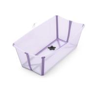 Stokke Flexi Bath, Lavender - 64 x 24 x 34 cm - Bañera plegable para recién nacidos y bebés, liviana, resistente y fácil de guardar - Ideal para casa o viajes