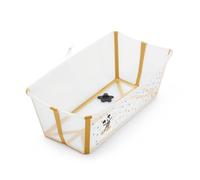 Stokke Flexi Bath, Mickey Celebration - Bañera plegable para bebé - Ligera, duradera y fácil de guardar - Práctica para usar en casa o de viaje - Para recién nacidos y bebés