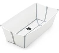 Stokke Flexi Bath X-Large, Ocean Blue - Bañera plegable para bebé - Ligera, duradera y fácil de guardar - Práctica para usar en casa o de viaje - De 0 a 6 años