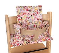 Funda Cojín para Trona Stokke. Compatible con Stokke, Stokke Tripp Trapp, Trip Trap Stokke, Stokke Trona Evolutiva y Stokke Trona (Love Rosa)