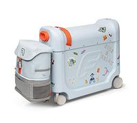 Stokke JetKids Pack de Viaje, Azul - Incluye Maleta Montable BedBox y Mochila - Ideal para Niños de 2 a 7 Años (hasta 35 kg)