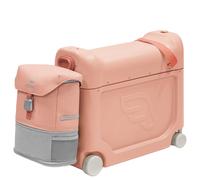Stokke® JetKids™ Reiseset BedBox 46 cm Set 2 tlg. - Trolley de cabina de 4 ruedas (coral pink)