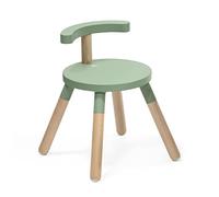 Stokke MuTable Silla, Verde Trébol - Rediseño 2023 - Altura del Asiento Ajustable y Respaldo extraíble - Fabricada con Madera de Haya - para niños de 1,5 a 8 años