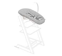 Stokke Newborn Set Tripp Trapp® - Reductor para Recién Nacido - Gris | Reductor con arnés de 5 puntos y gancho para juguetes, ángulo regulable, desde el nacimiento hasta 9 kg.