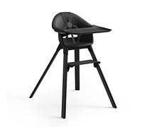 Stokke Silla alta Clikk, medianoche, silla alta todo en uno con bandeja + arnés, ligera, duradera y apta para viajes, ergonómica con características ajustables, ideal para 6-36 meses o hasta 33 libras