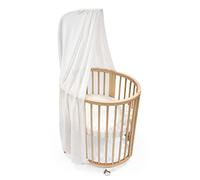 Stokke Sleepi Canopy V3, color blanco, crea un ambiente acogedor y tranquilo para el bebé, fácil de montar, tela ligera, compatible con Sleepi Mini y cama
