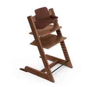 Stokke Tripp Trapp High Chair, Warm Brown - Includes Chair + Baby Set2 for Children 6-36 Months - Adjustable, Ergonomic & Easy to Clean