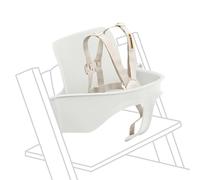 Stokke Tripp Trapp - Juego de 2 sillas para bebé, color blanco, para edades de 6 Stokke 36 meses, convierte la silla Tripp Trapp en una cómoda silla alta, incluye arnés 2