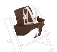 Stokke Tripp Trapp - Juego de 2 sillas para bebé, color marrón cálido, para edades de 6 Stokke 36 meses, convierte la silla Tripp Trapp en una cómoda silla alta, incluye arnés 2
