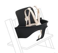 Stokke Tripp Trapp - Juego de 2 sillas para bebé, color negro, para edades de 6 Stokke 36 meses, convierte la silla Tripp Trapp en una cómoda silla alta, incluye arnés 2