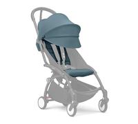 Stokke YOYO Paquete de 6 colores aguamarina, solo textiles: almohadilla de asiento, toldo extensible y bolsillo trasero con cremallera, requiere marco YOYO3 (se vende por separado)