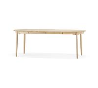 Stolab Mesa Carl abedul Aceitado natural. 2 tableros de extensión