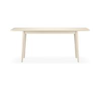 Stolab Mesa Miss Holly 175x100 + 2 tableros de extensión 2x50 cm Abedul aceitado blanco