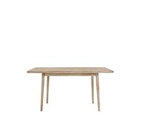 Stolab Mesa Miss Holly. 175x100 cm Roble barniz mate claro. 1 tablero de extensión