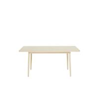Stolab Mesa Miss Holly 175x82 + 1 tablero de extensión 50 cm Abedul claro lacado mate