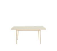 Stolab Mesa Miss Holly 175x82 + 2 tableros de extensión 2x50 cm Abedul claro lacado mate