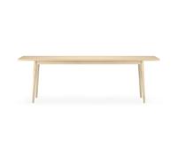 Stolab Mesa Miss Holly 235x82 + 2 tableros de extensión 2x50 cm Abedul aceitado natural