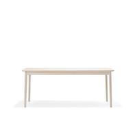 Stolab Mesa Prima Vista Abedul claro lacado mate-180cm-1 tablero de extensión