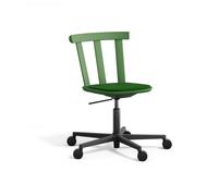 Stolab Silla Alt base giratoria con asiento tapizado abedul Hallingdal 65-960 green-musgo verde 16