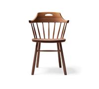 Stolab Silla con reposabrazos Småland Bistro marrón 75
